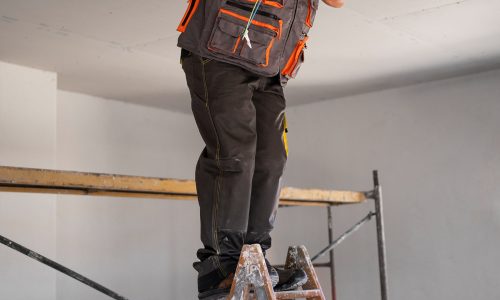 travaux d'intérieur, pose de plaque de plâtre